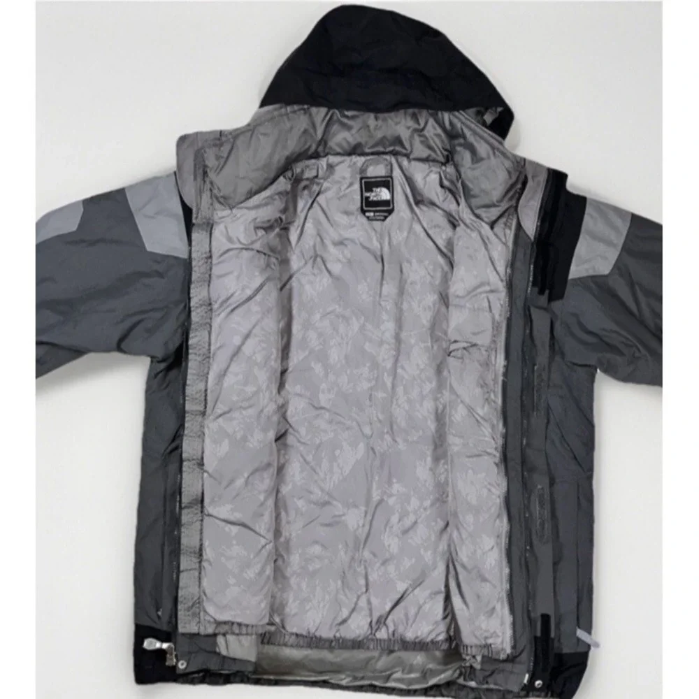 The‎ North Face HyVent 3-in-1 Parka Mens Large Gray Winter Ski Jacket Hooded TNF